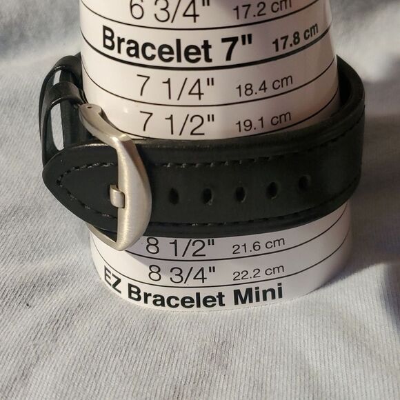 Marc Ekco King Label Large Watch Model: E9501212 00-829-1972 Silver Rhinestones - Picture 2 of 8